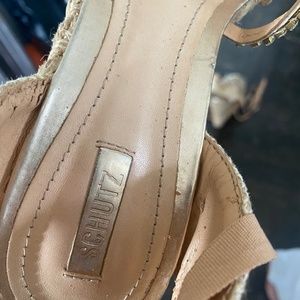 Schutz Espadrille Platforms